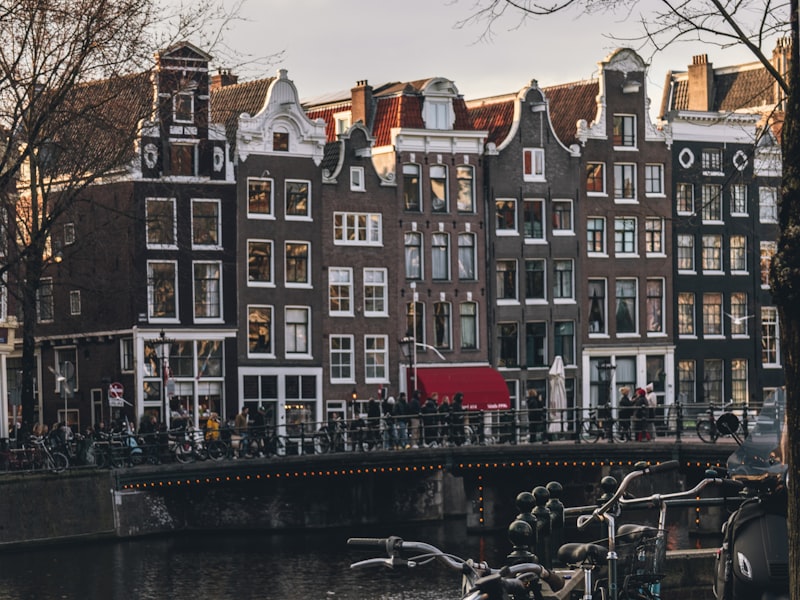 Grachtenpanden in Amsterdam